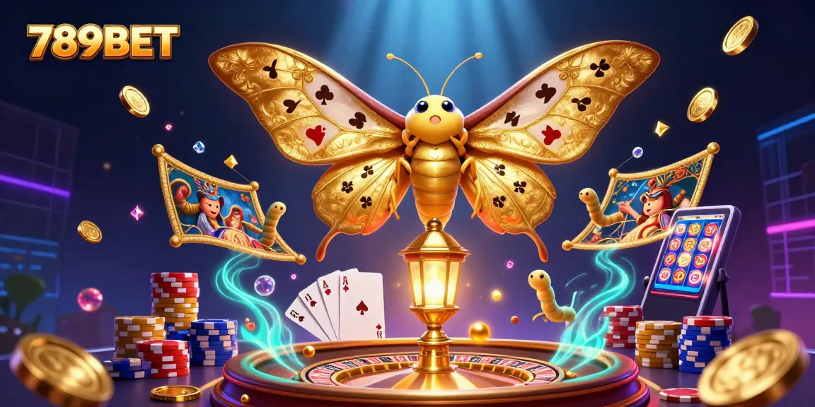 Experience thrilling wins at 789BET with vibrant casino elements and luxurious golden visuals.