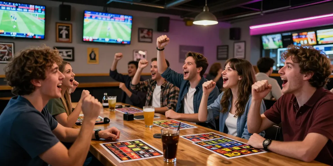 Scène de parieurs dans un bar sportif regardant un match, mettant en avant un bookmaker sans limite de mise.