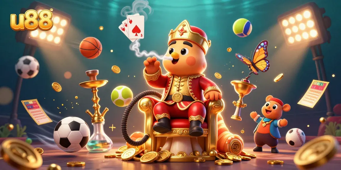 Experience thrilling betting action with the u88 platform, featuring vibrant sports elements and dynamic game symbols.