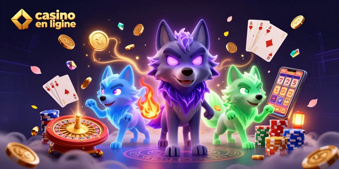Profitez de l'expérience captivante d'un casino en ligne avec des loups spectraux et des éléments de jeu dynamiques.