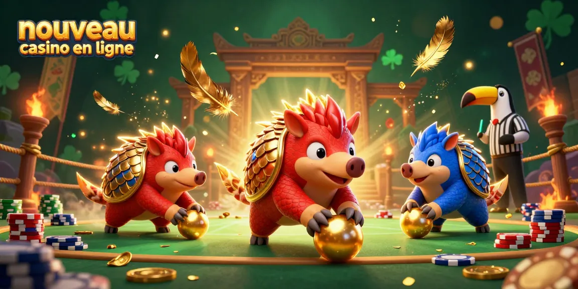 Le nouveau casino en ligne propose un duel amusant avec des pangolins rivaux prenant part à un jeu de poker.