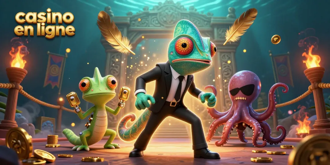 Pariez sur des jeux captivants de casino en ligne avec des personnages colorés.