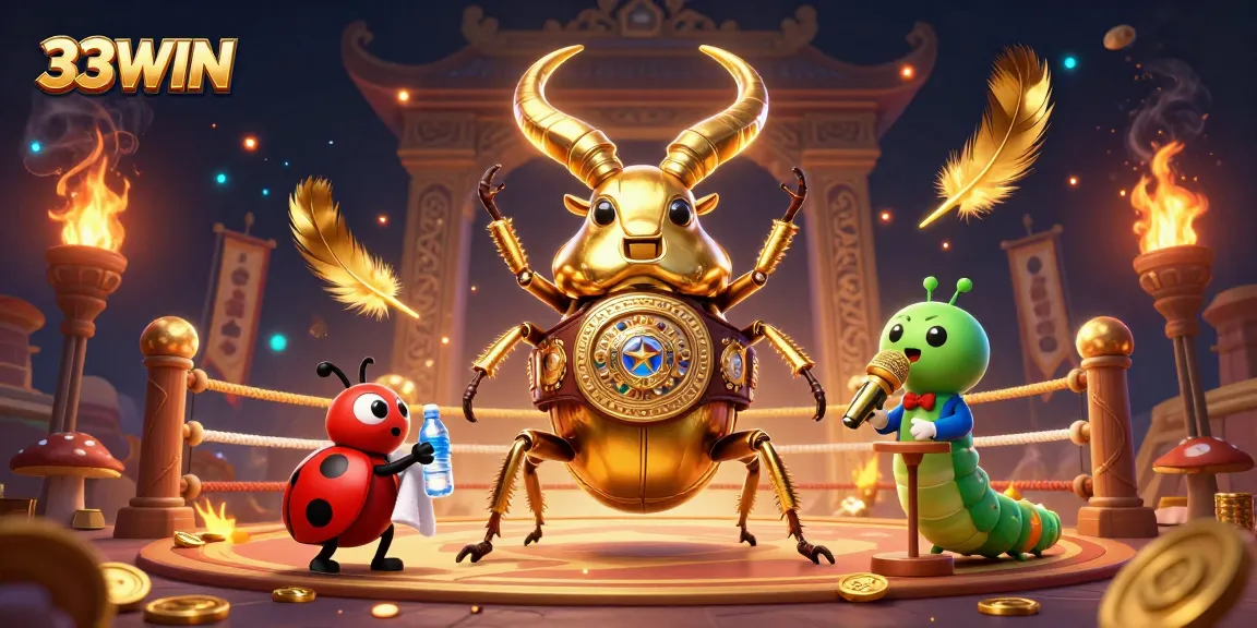Experience thrilling gameplay at 33WIN with dynamic and colorful casino elements in a vibrant illustration.